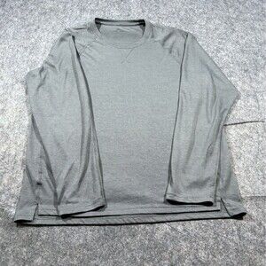 Prana Gray Long Sleeve Men's Tee
